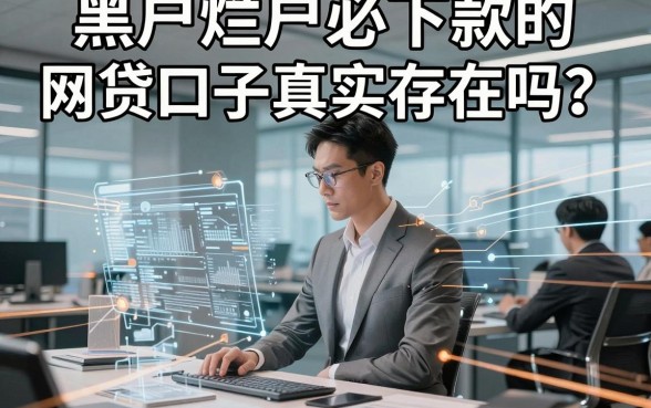 黑户烂户必下款的网贷口子真实存在吗？深度对比分析揭开真相！