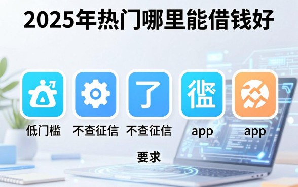 2025年热门哪里能借钱好，整合五个低门槛不查征信的app