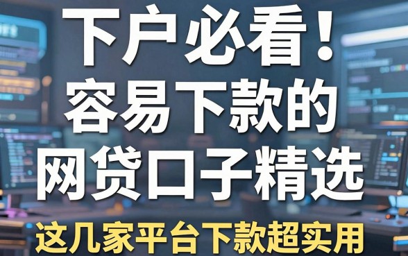 下户必看！容易下款的网贷口子精选，这几家平台下款超实用