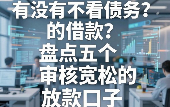有没有不看债务的借款？盘点五个审核宽松的放款口子