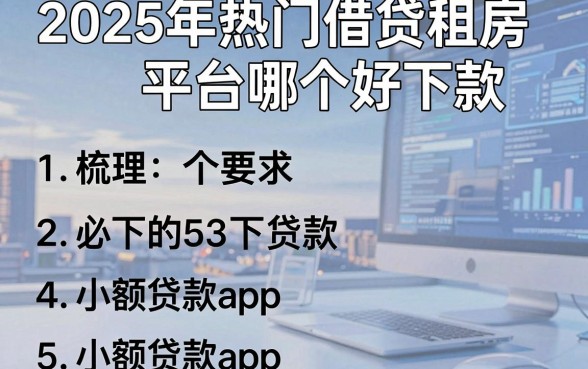 2025年热门借贷租房平台哪个好下款,梳理5个必下的小额贷款app