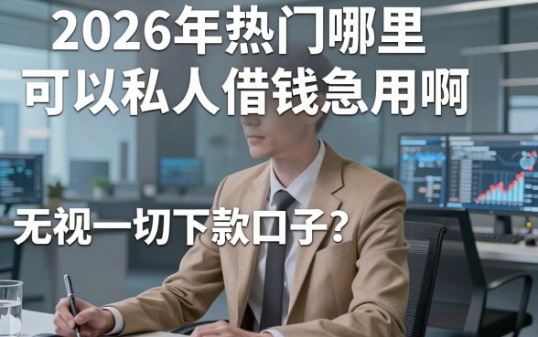 2026年热门哪里可以私人借钱急用啊,整合5个无视一切包下款口子