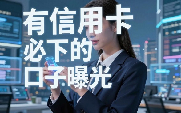 有信用卡必下的口子曝光,这几家平台下款快到惊艳!