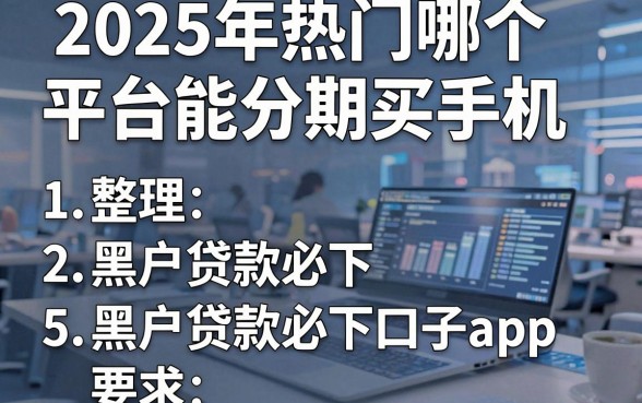 2025年热门哪个平台能分期买手机，整理5个黑户贷款必下口子app