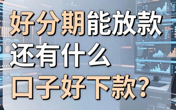 好分期能放款还有什么口子好下款？老手亲测这几家秒批到账！