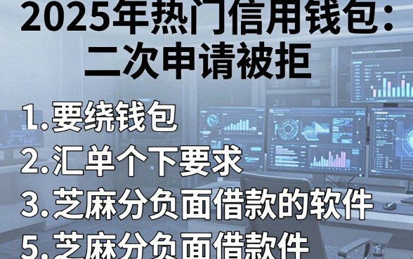 2025年热门信用钱包二次申请被拒,汇总5个芝麻分负面借款的软件