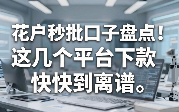 花户秒批口子盘点!这几个平台下款快到离谱,速看