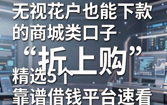 无视花户也能下款的商城类口子“折上购”,精选5个靠谱借钱平台速看!