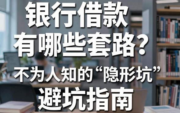 银行借款有哪些套路?深挖那些不为人知的“隐形坑”与避坑指南