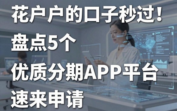 花户户的口子秒过!盘点5个优质分期APP平台,速来申请