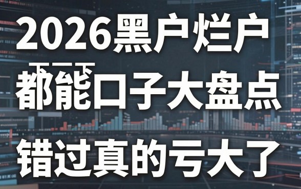 2026黑户烂户都能下的口子大盘点，错过真的亏大了！