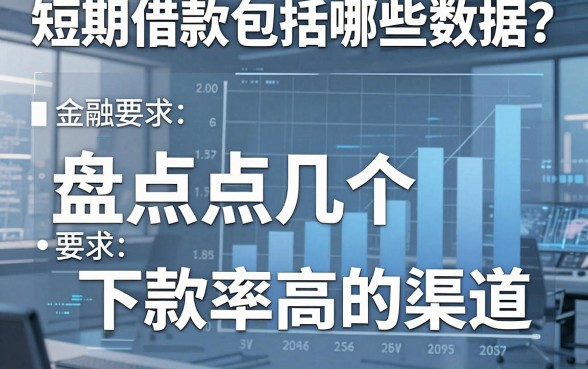 短期借款包括哪些数据?盘点几个下款率高的渠道