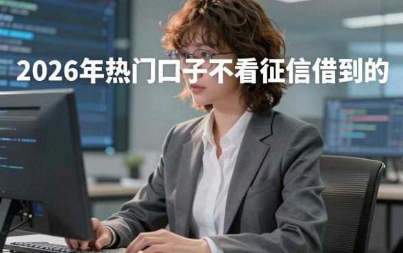 2026年热门口子不看征信借到的，归纳5个无视黑白户下款的口子