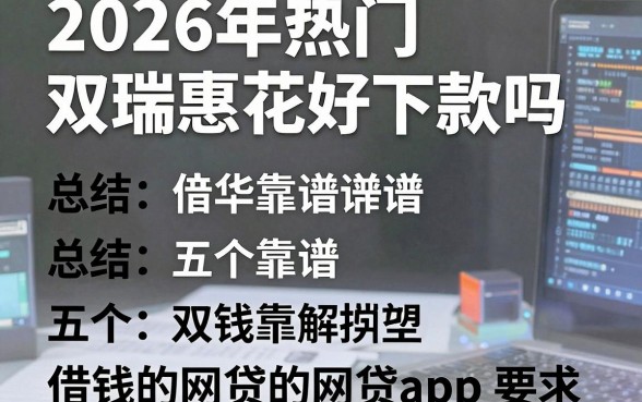 2026年热门双瑞惠花好下款吗,总结五个靠谱借钱的网贷app