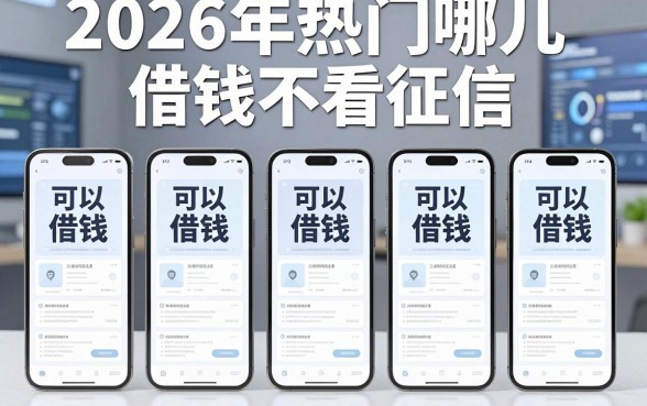 2026年热门哪儿借钱不看征信，整理五个手机上可以借钱的app