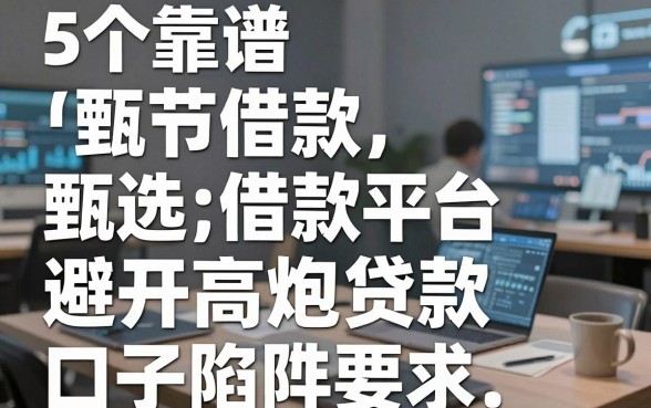 5个靠谱借款平台甄选,避开高炮贷款口子陷阱!