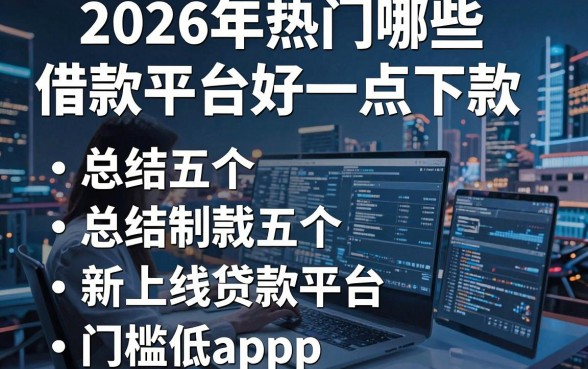 2026年热门哪些借款平台好一点下款,总结五个新上线贷款平台门槛低app