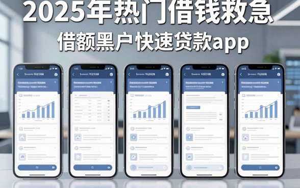 2025年热门借钱救急借款平台,梳理五个手机小额黑户快速贷款app