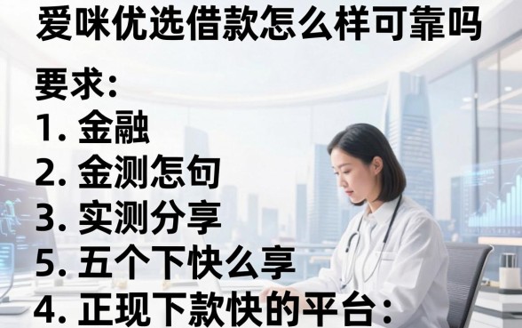 爱咪优选借款怎么样可靠吗,实测分享五个正规下款快的平台