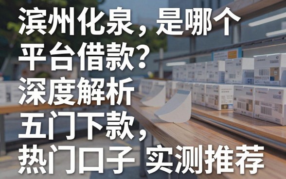 滨州化泉是哪个平台借款？深度解析及五款热门下款口子实测推荐