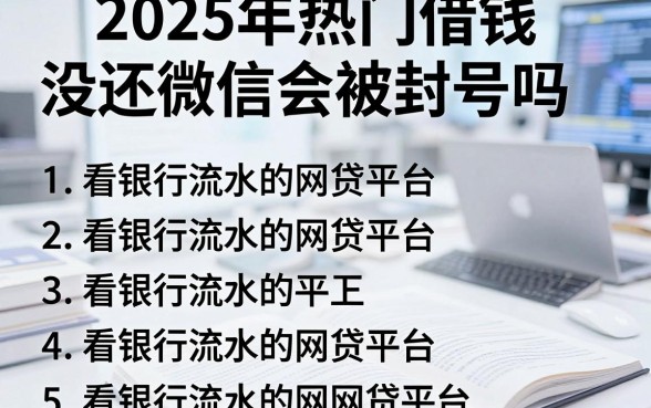 2025年热门借钱没还微信会被封号吗,罗列5个看银行流水的网贷平台