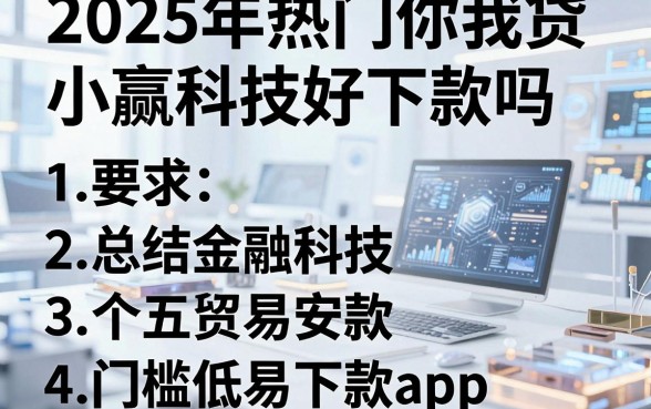 2025年热门你我贷小赢科技好下款吗,总结五个门槛低易下款app