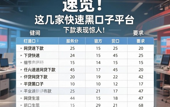 速览!这几家快速下款的网贷黑口子平台,下款表现惊人!