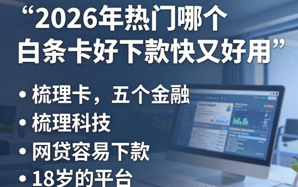 2026年热门哪个白条卡好下款快又好用,梳理五个网贷容易下款18岁的平台
