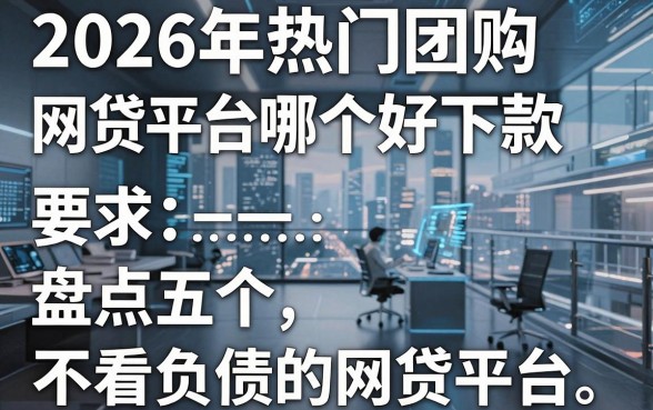 2026年热门团购网贷平台哪个好下款,盘点五个不看负债的网贷平台