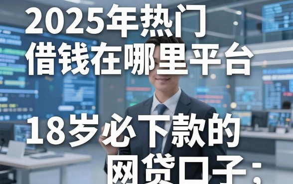 2025年热门借钱在哪里平台，分享五个18岁必下款的网贷口子