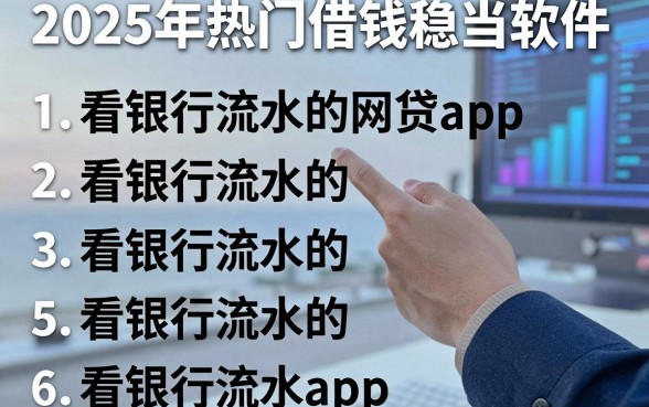 2025年热门借钱稳当软件，总结5个看银行流水的网贷app
