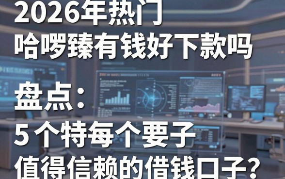 2026年热门哈啰臻有钱好下款吗,盘点5个值得信赖的借钱口子