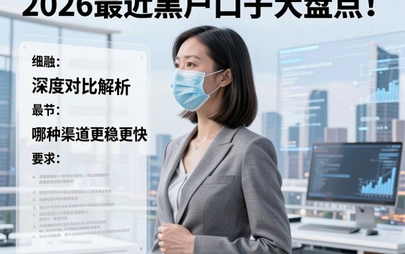 2026最近黑户口子大盘点!深度对比解析哪种渠道更稳更快