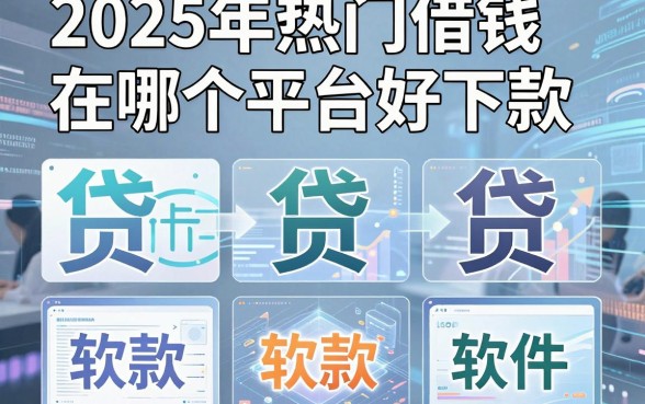 2025年热门借钱在哪个平台好下款，整合五个最新贷款软件