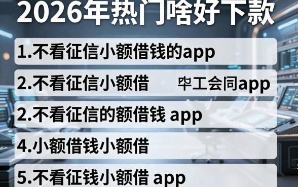 2026年热门啥好下款,整理五个不看征信小额借钱的app