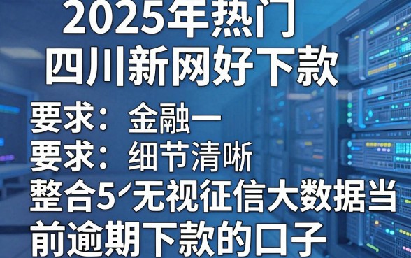 2025年热门四川新网好下款，整合5个无视征信大数据当前逾期下款的口子