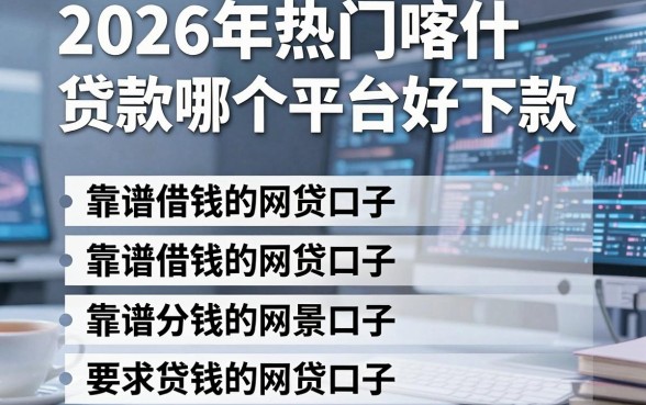 2026年热门喀什贷款哪个平台好下款,整理五个靠谱借钱的网贷口子