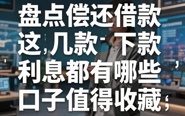 盘点偿还借款利息都有哪些，这几款下款率高的口子值得收藏