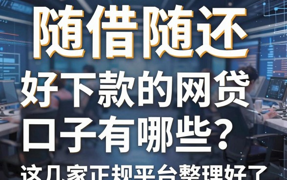 随借随还、好下款的网贷口子有哪些?这几家正规平台整理好了!