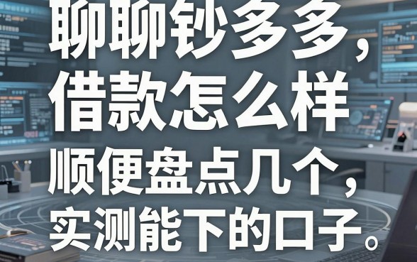 聊聊钞多多借款怎么样,顺便盘点几个实测能下的口子