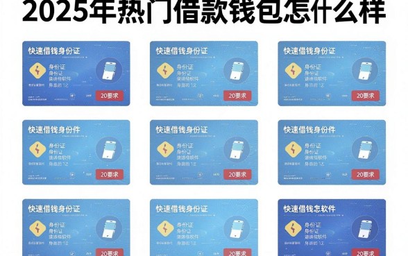 2025年热门借款钱包怎么样,梳理5个手机和身份证快速借钱软件