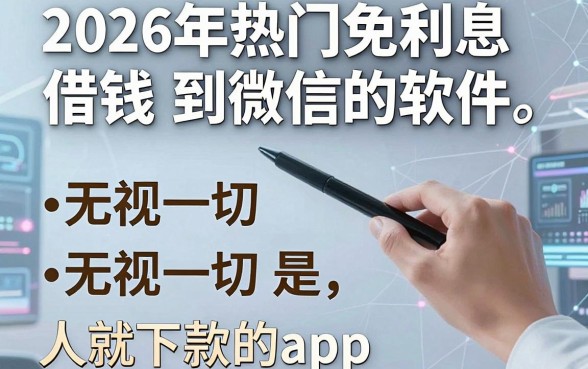 2026年热门免利息借钱到微信的软件,归纳五个无视一切是人就下款的app