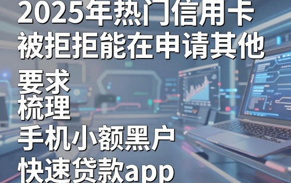 2025年热门信用卡被拒能在申请其他,梳理五个手机小额黑户快速贷款app