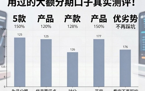用过的大额分期口子真实测评！5款产品优劣势对比，看完不再踩坑