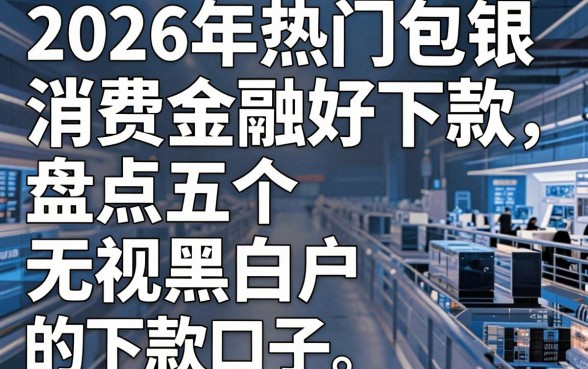 2026年热门包银消费金融好下款,盘点五个无视黑白户的下款口子