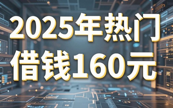 2025年热门借钱160元,整合五个5个无视一切下款的平台