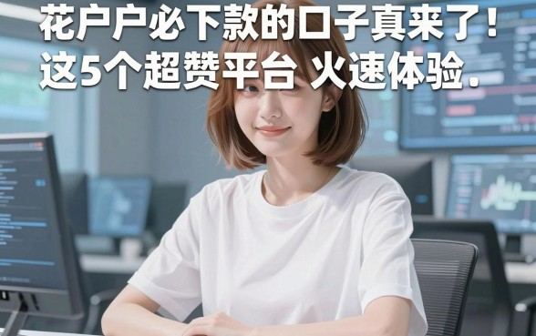 花户户必下款的口子真来了！这5个超赞平台火速体验