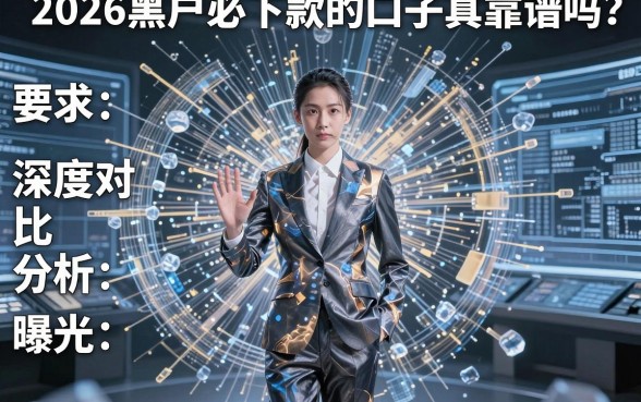 2026黑户必下款的口子真靠谱吗?深度对比分析曝光!