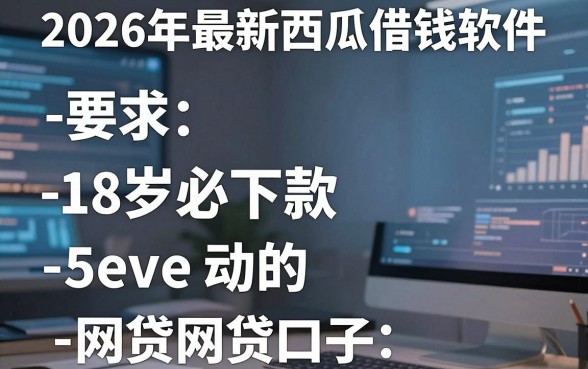2026年最新西瓜借钱软件，整合5个18岁必下款的网贷口子