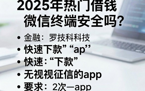 2025年热门借钱微信终端安全吗,罗列五个快速下款无视征信的app